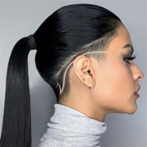 hairstyles shaved on the side|These 26 Shaved Hairstyles May Convince You to Get a Cool  .